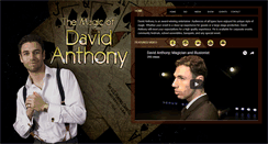 Desktop Screenshot of danthonymagic.com